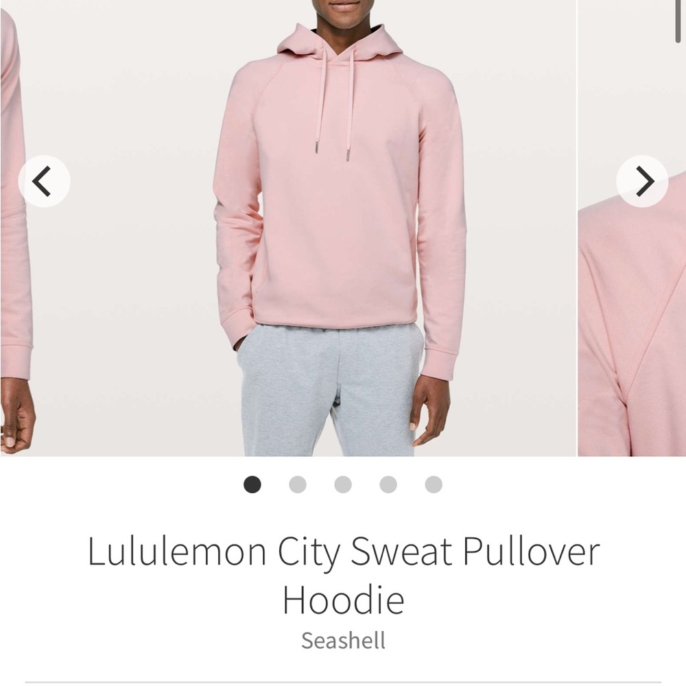 Lululemon City Sweat Pullover Hoodie in Seashell